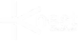 white logo kynest creatives 1